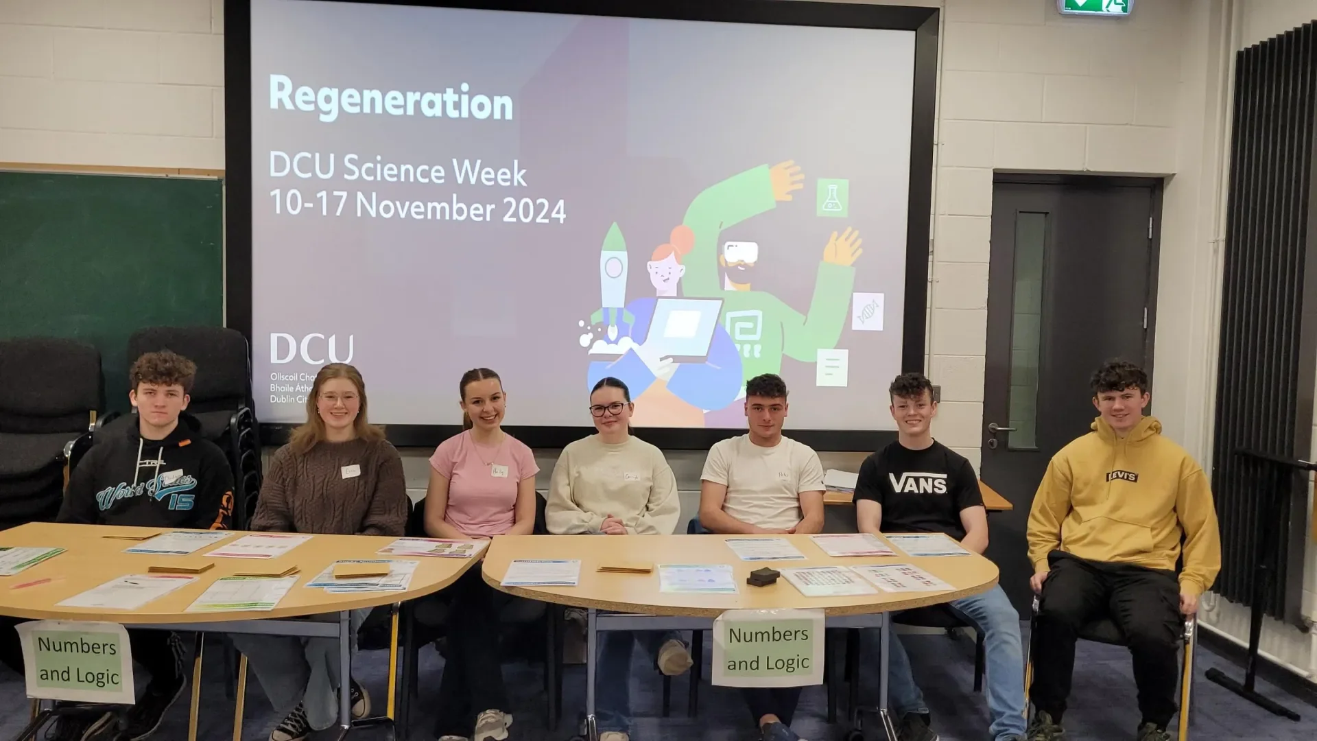 Science Week maths event tutors