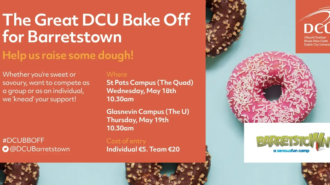 DCU Barretstown bake off