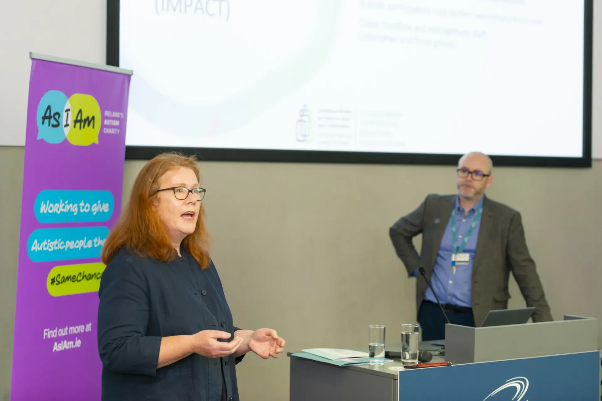 Dr Neil Kenny and Dr Jane O'Kelly at the report launch
