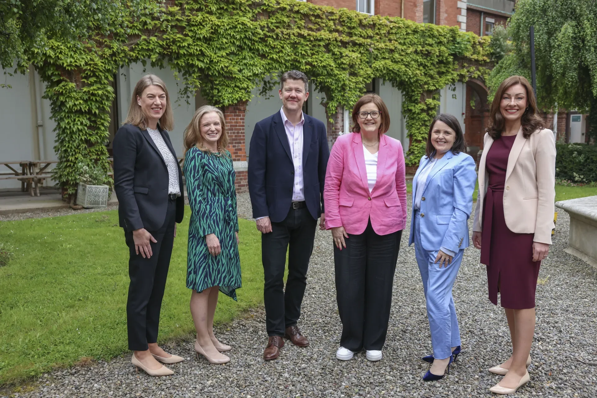 Representatives crom DCU IoE, Bank of Ireland and Accenture at the announcement