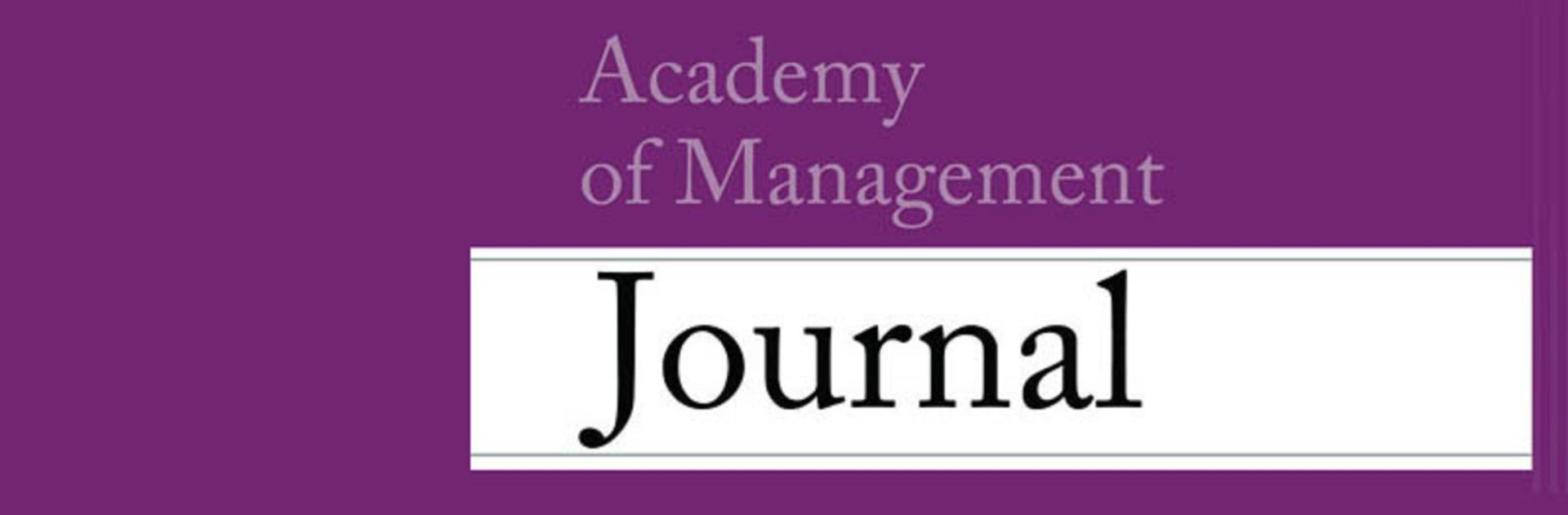 Publishing In The Academy Of Management Journal Insights From The Editor In Chief Dublin City University