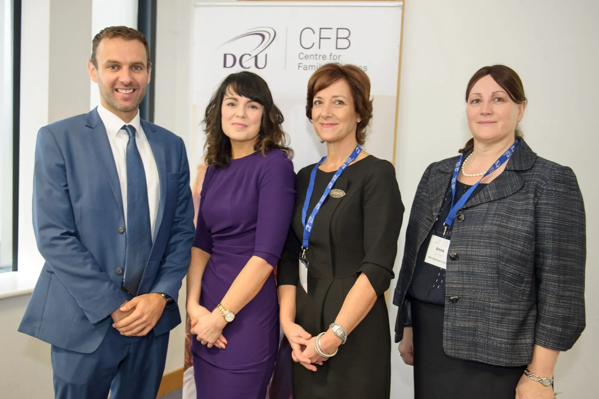 Dr. Eric Clinton, Prof. Maura McAdam, Ms Vicki O'Toole and Prof Anne Sinnott
