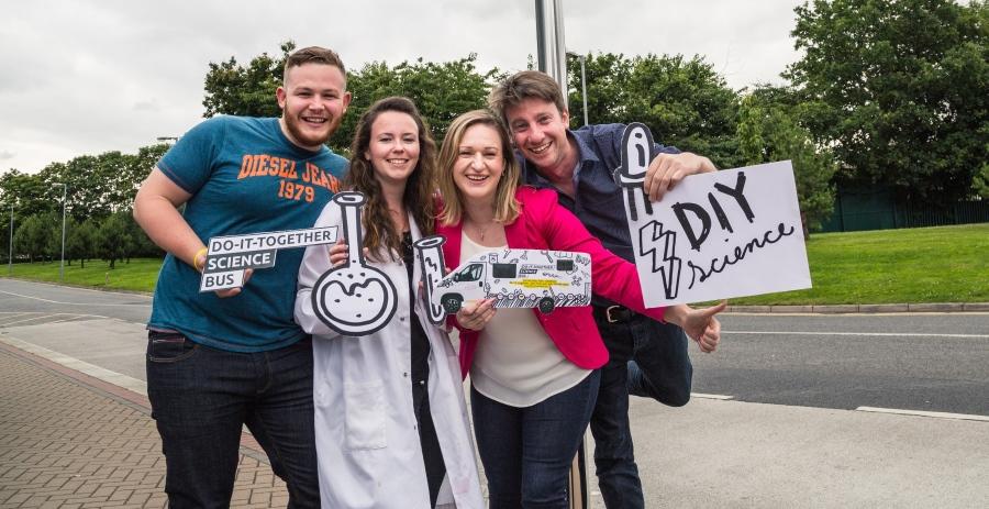 DCU physicists get the Science Bus rolling