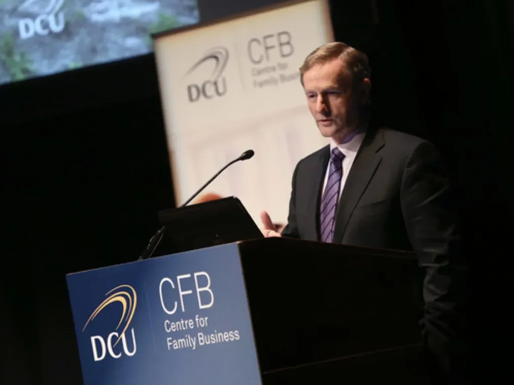 Enda Kenny giving speech