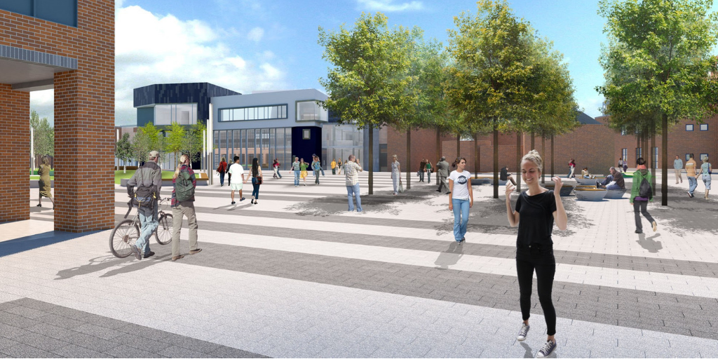 Upgrading the Main Mall at DCU Glasnevin