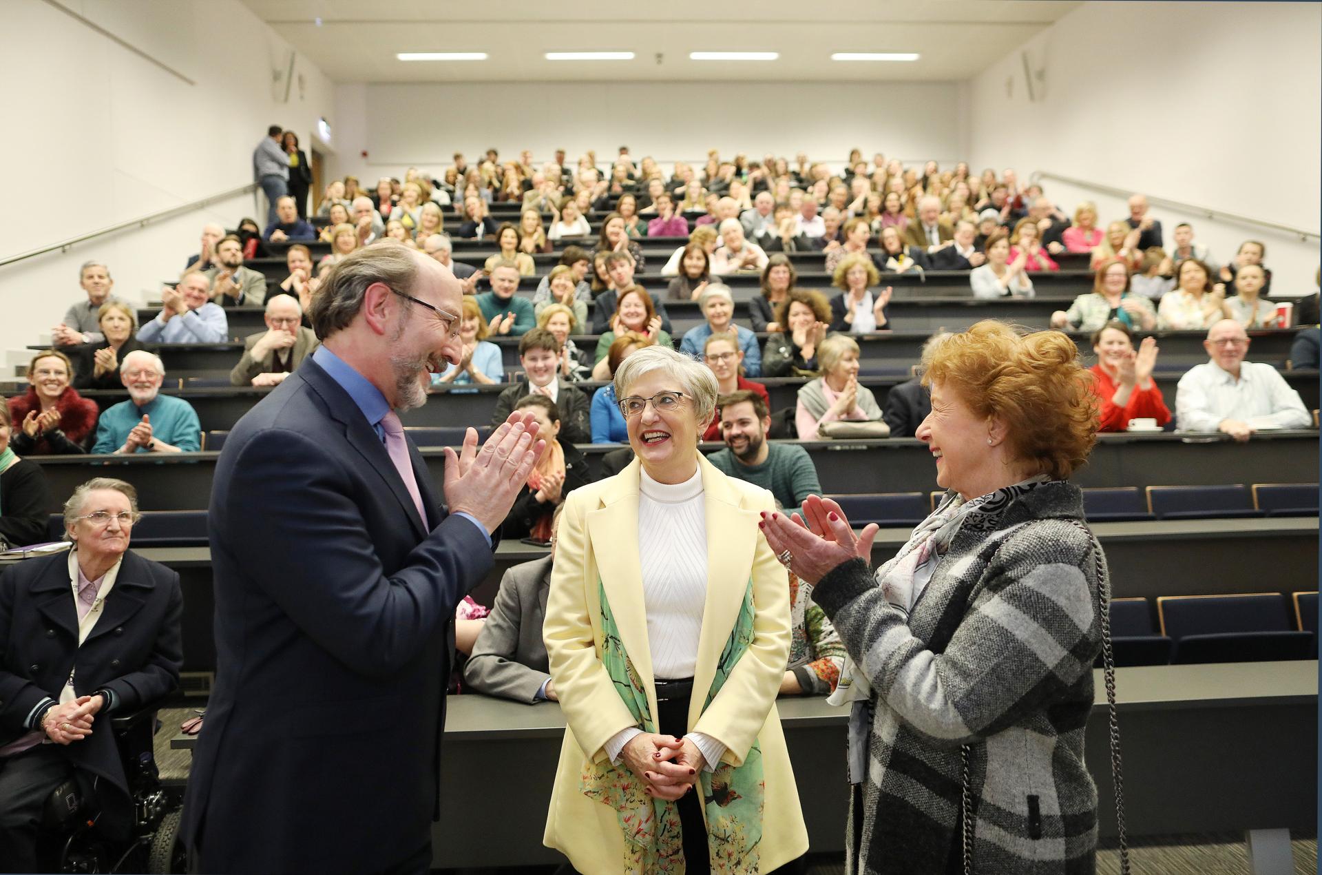 DCU honours Ann Louise Gilligan with official naming of Lecture Theatre