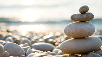 pebbles on a beach