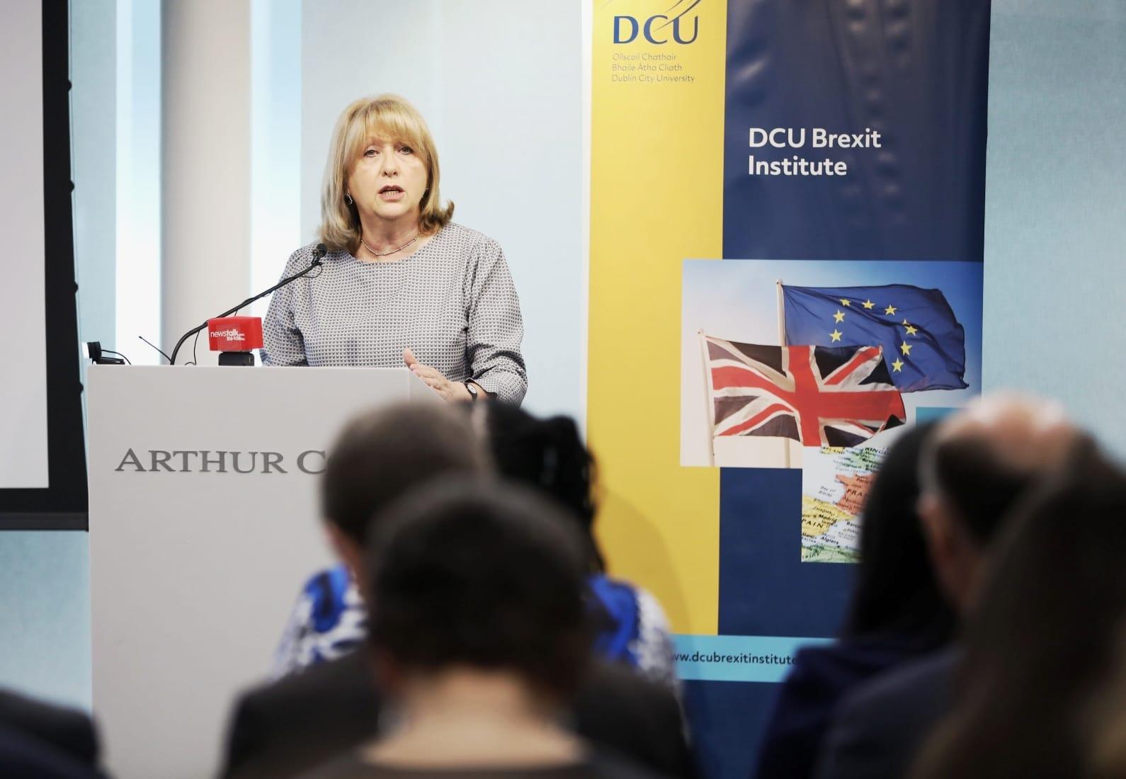 Mary McAleese at the DCU Brexit Institute hosted by Arthur Cox