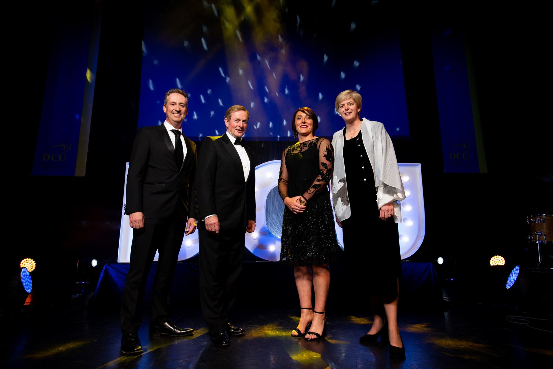 Enda Kenny TD , Shay Walsh, Sr Orla Treacy and Lindsay Peat among who received DCU Alumni Awards