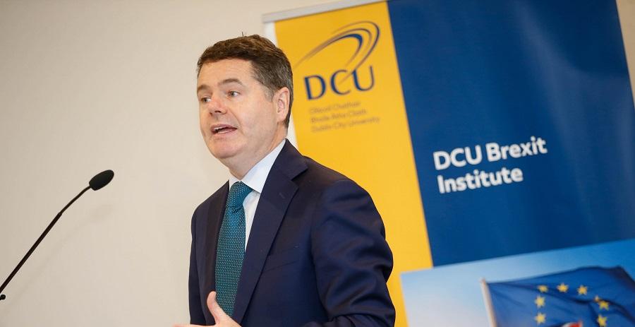 Minister Paschal Donohoe addresses DCU Brexit Institute