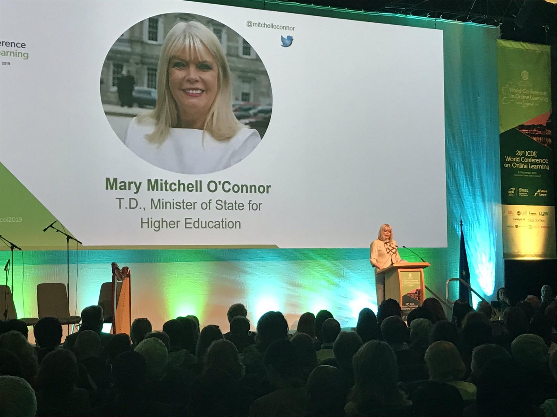 Minister tells World Conference on Online Learning 'lifelong learning needs to be the norm' as technology evolves