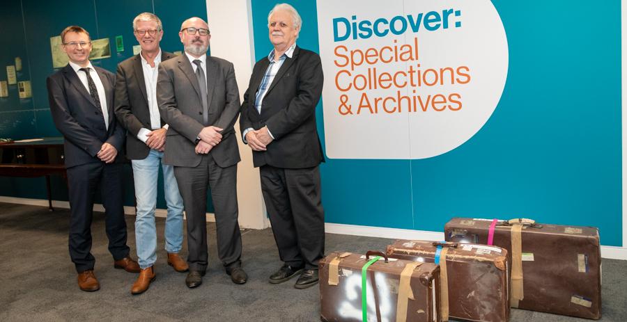 L-R David Meehan, Dr. Philip O'Connor, John McDonough, Jack Lane