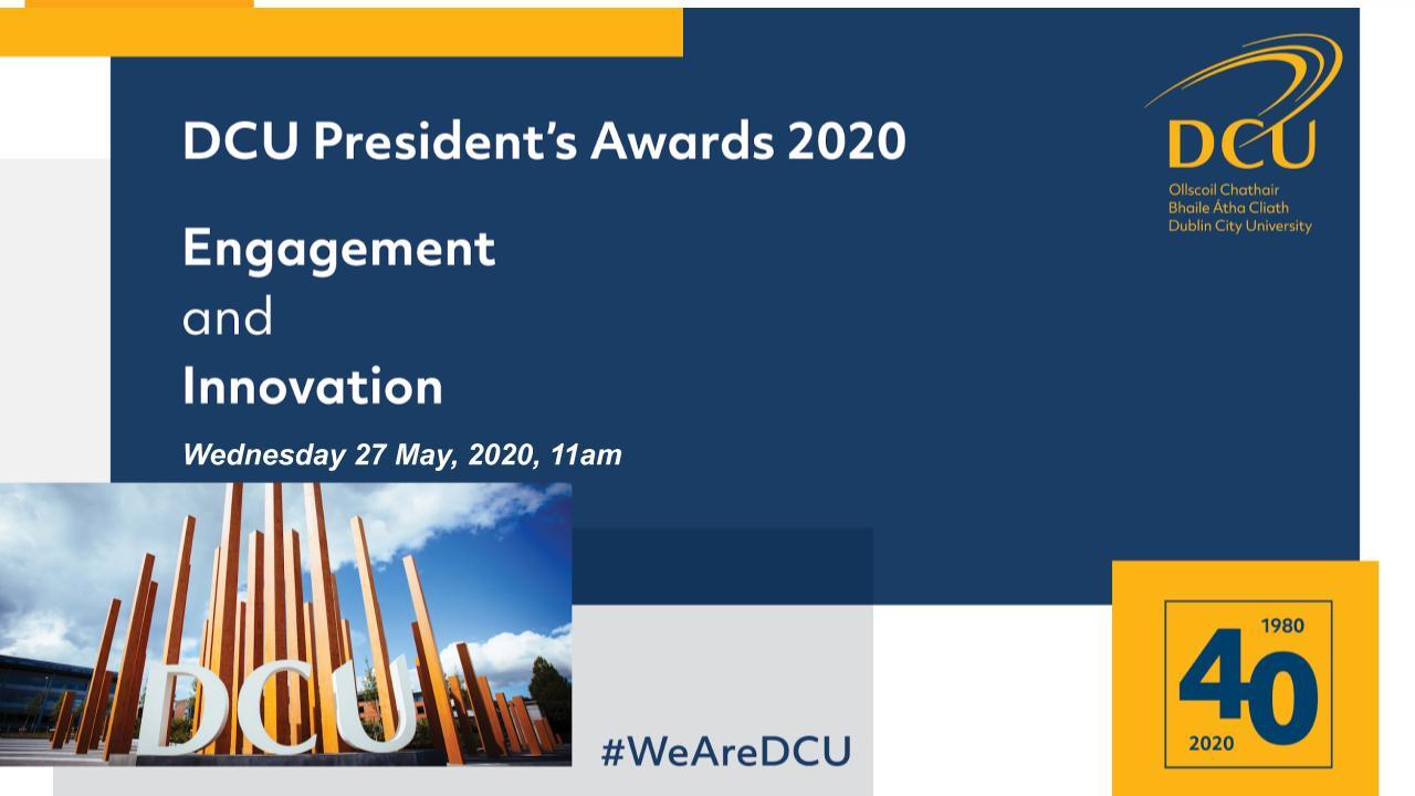 DCU President's Awards 2020