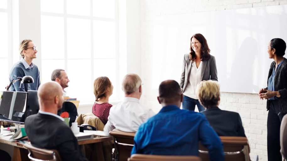 Group in a classroom