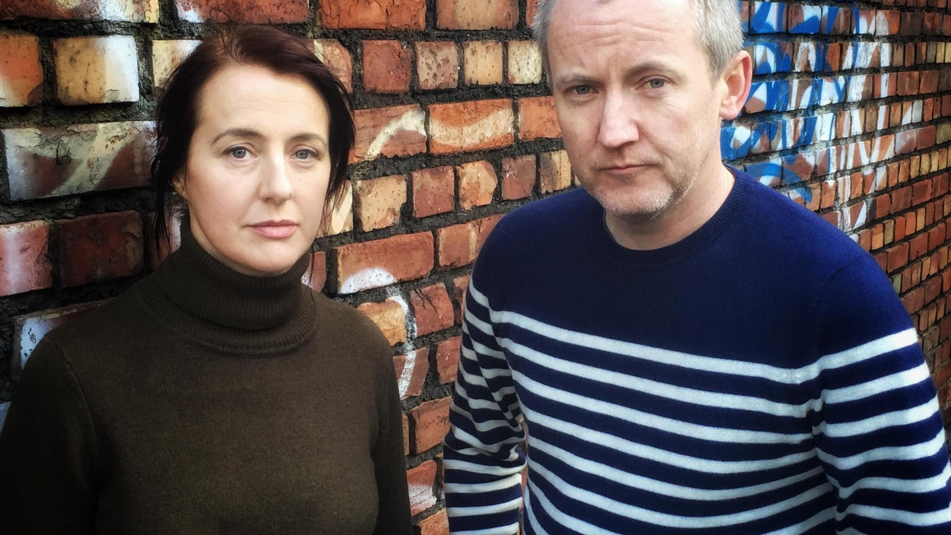 The writers and directors of 'Róise & Frank' - who are also DCU Alumni - Rachel Moriarty and Peter Murphy