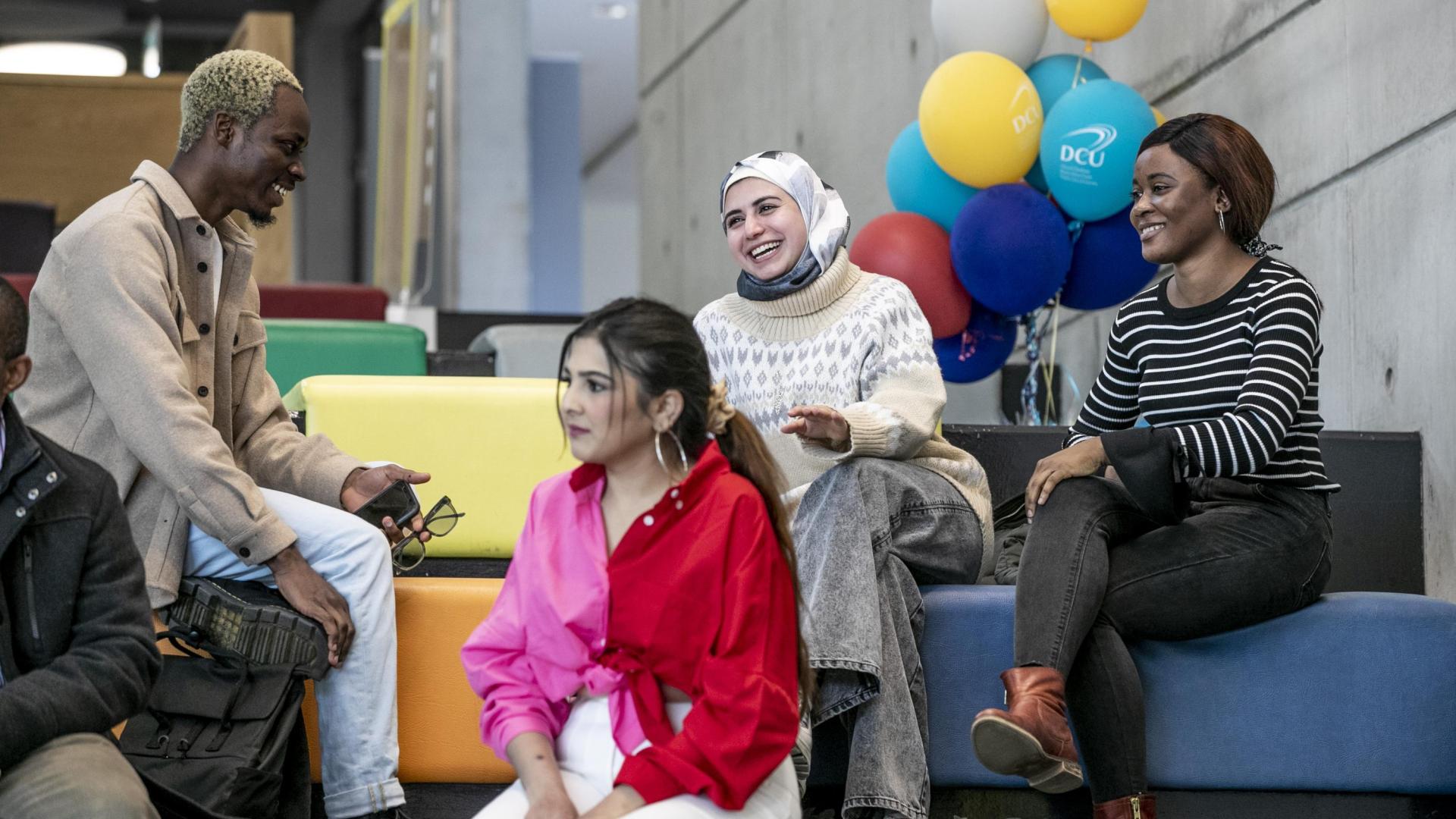 Students in the U Centre on DCU's Glasnevin campus
