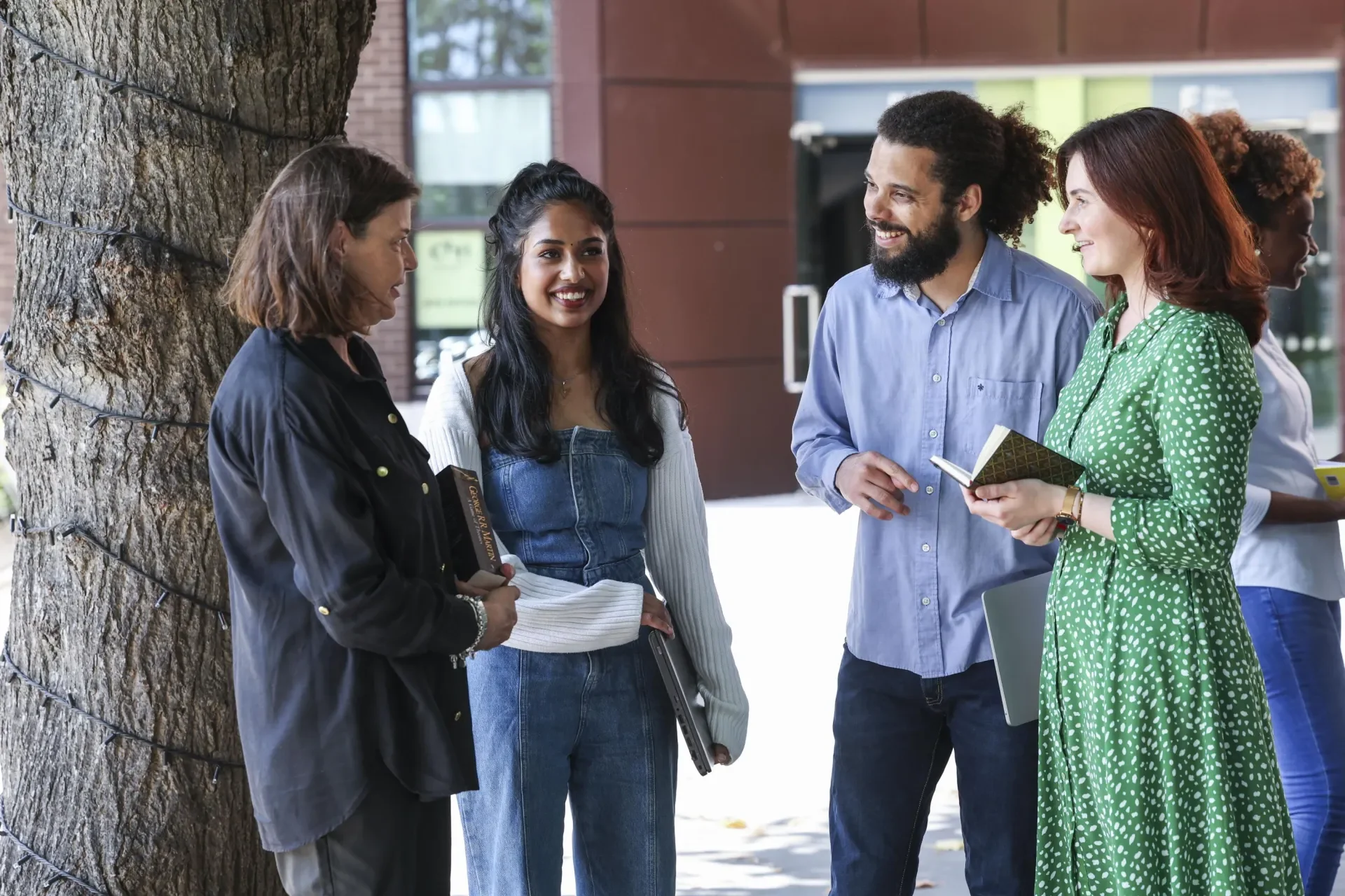 Group of students chatting