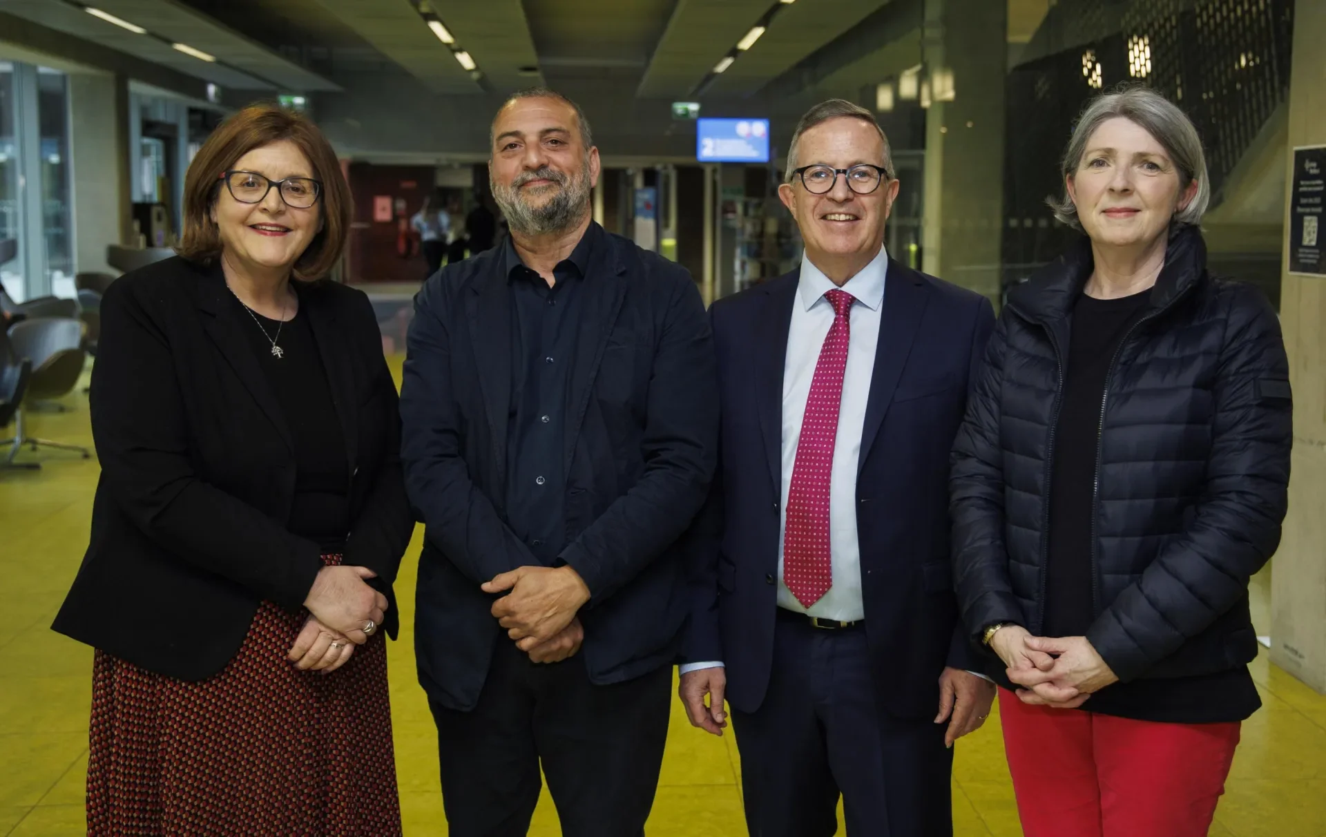Prof Anne Looney, Dr Justin Rami, Dr Rory O'Sullivan, Dr Breda McNally