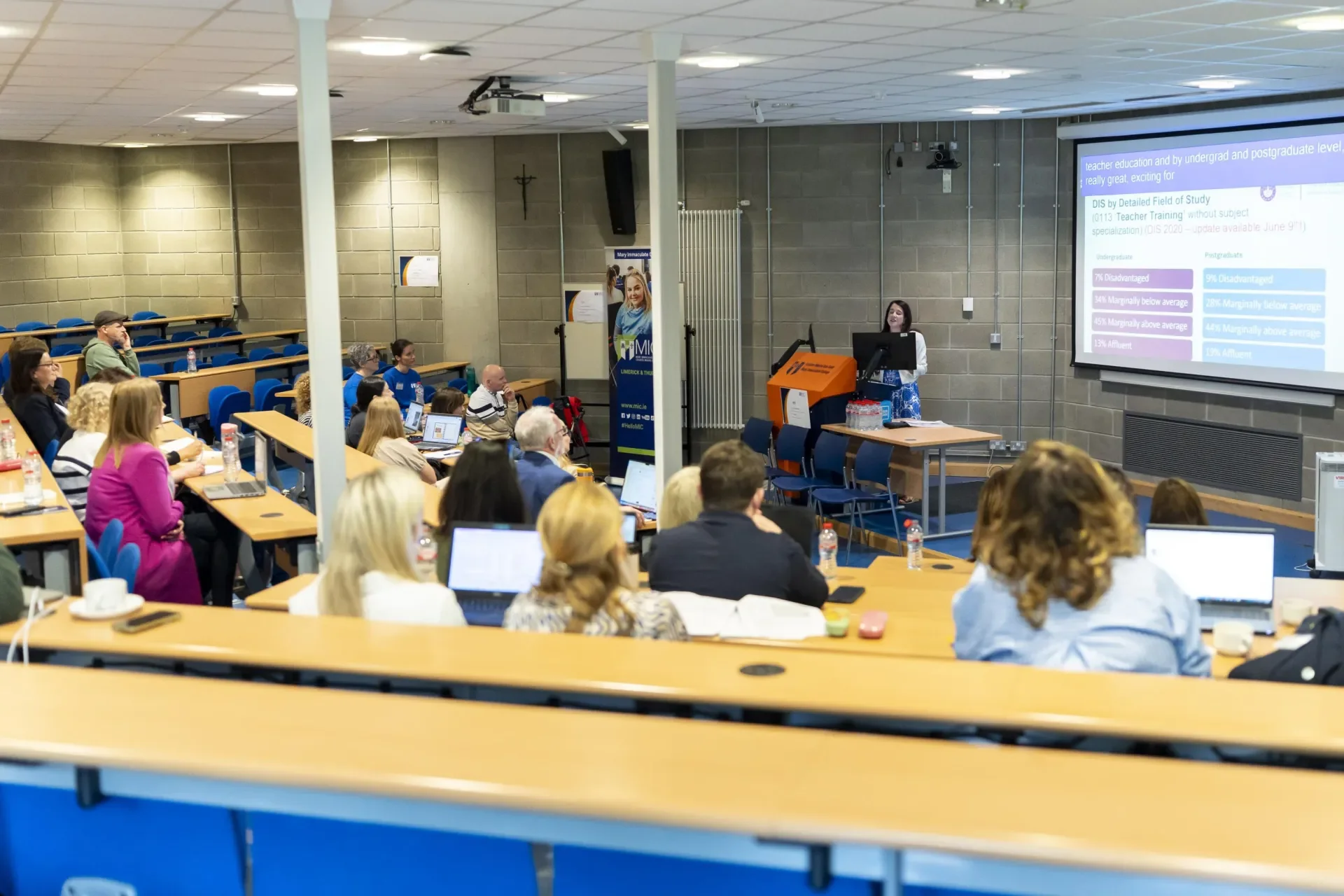 Presentation in a lecture hall