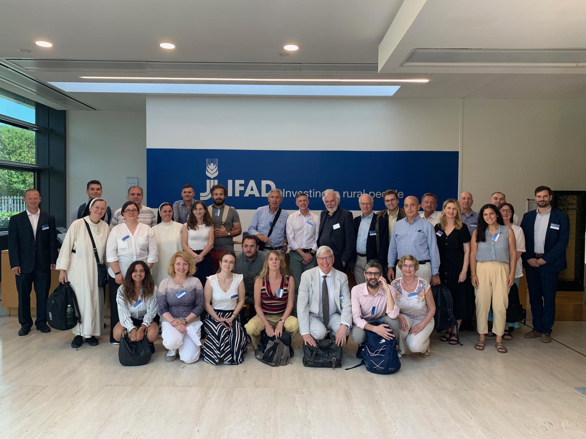 Meeting participants at IFAD, Rome, July 2023