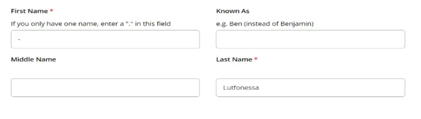 Example surname