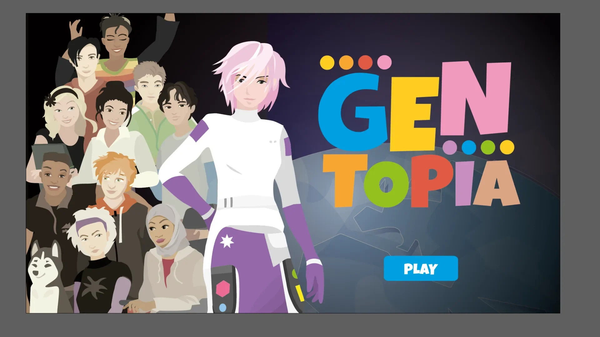 Shows illustration for GenTOPIA