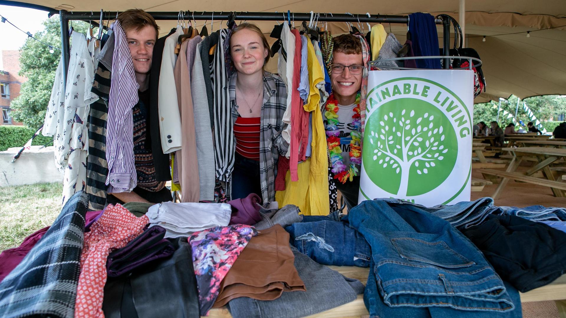 Shows students from DCU's Sustainable Living Society