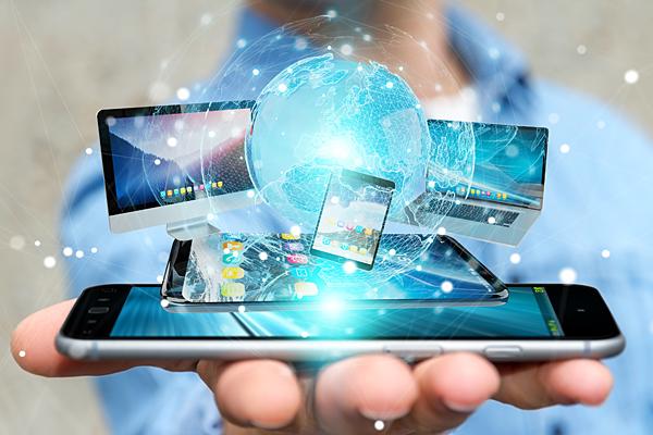 a group of technology devices