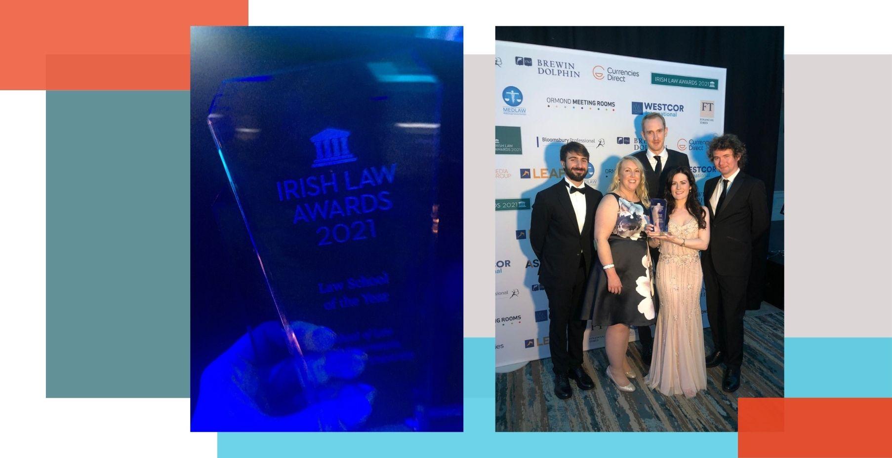 DCU's School of Law and Government is voted Law School of the Year 2021