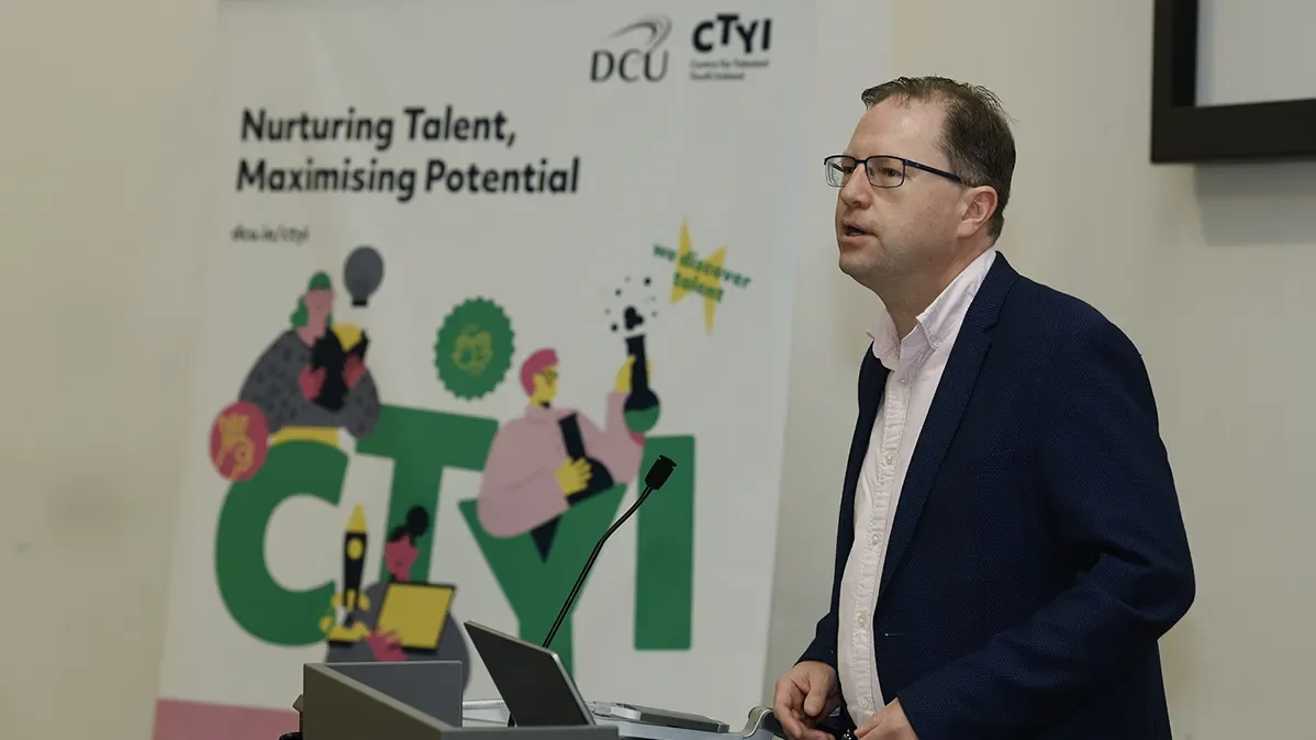 James Lawless TD, Minister for Further and Higher Education, Research, Innovation and Science, at the CTYI awards ceremony