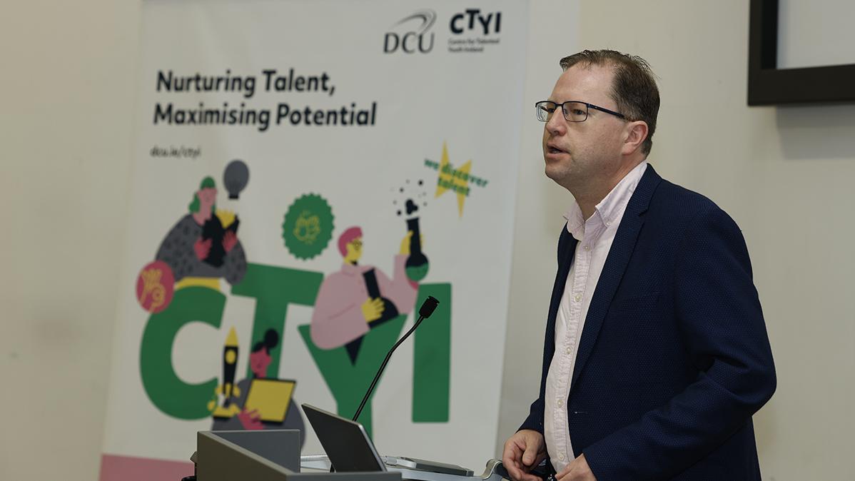 James Lawless TD, Minister for Further and Higher Education, Research, Innovation and Science, at the CTYI awards ceremony