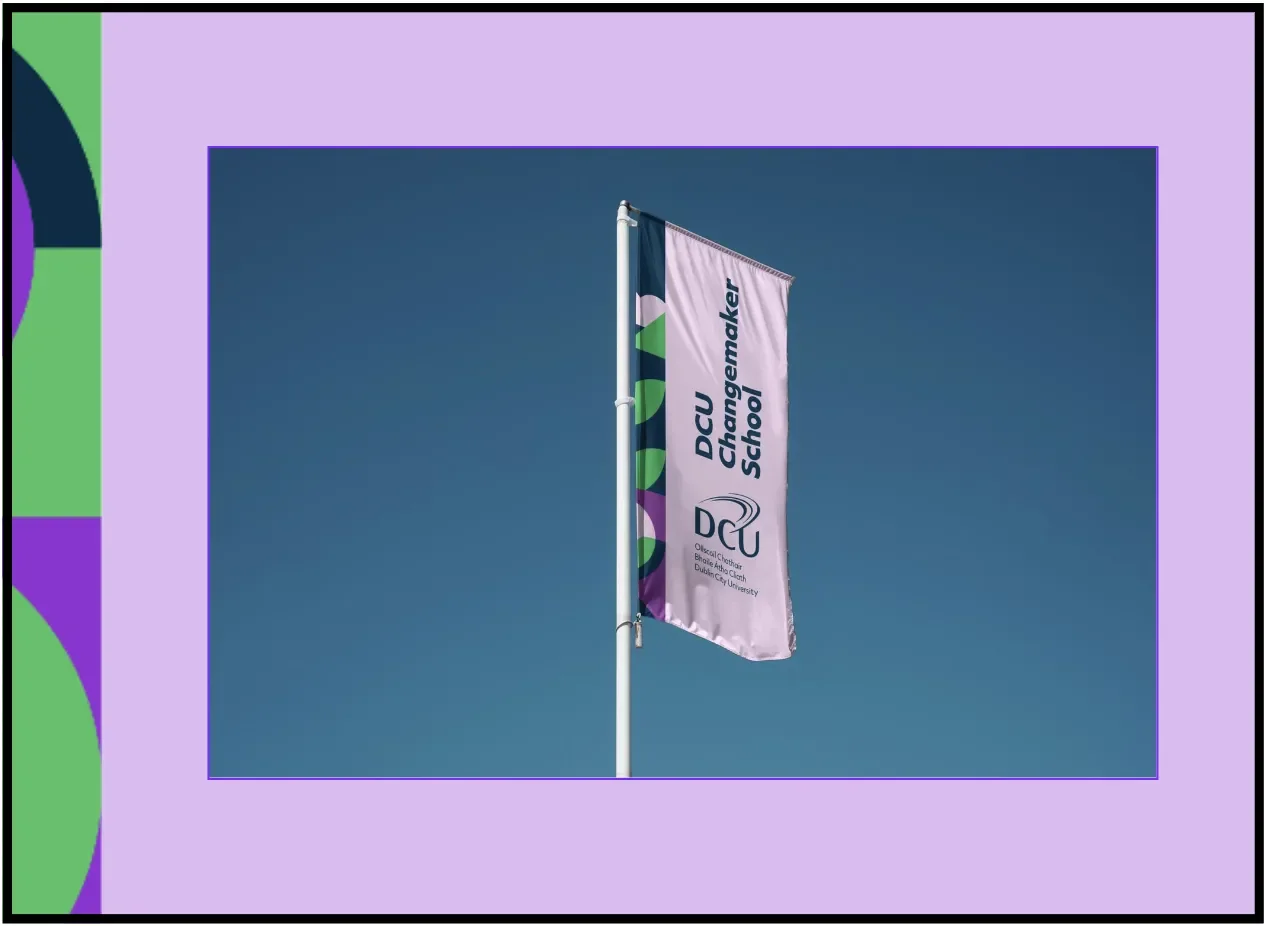 Image of DCU Changemaker Flag