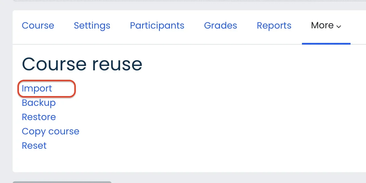 Course reuse image