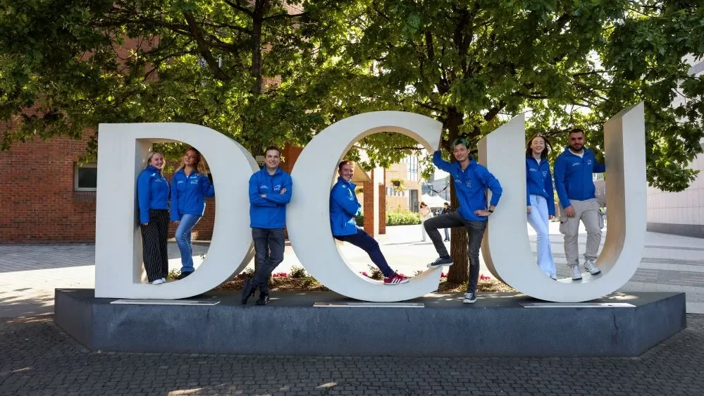 Student Ambassadors at DCU letters