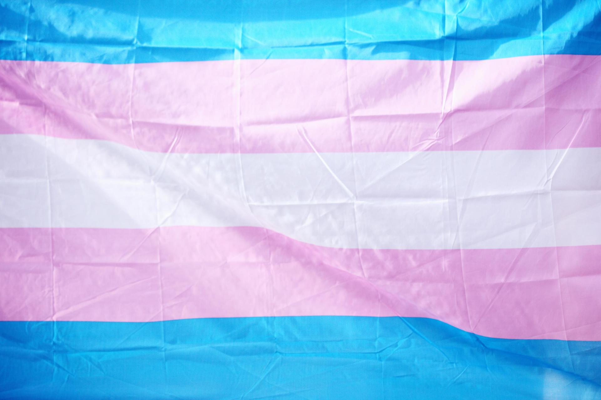 A Trans Pride Flag